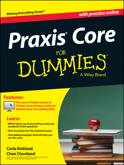 Title details for Praxis Core For Dummies, with Online Practice Tests by Carla C. Kirkland - Wait list